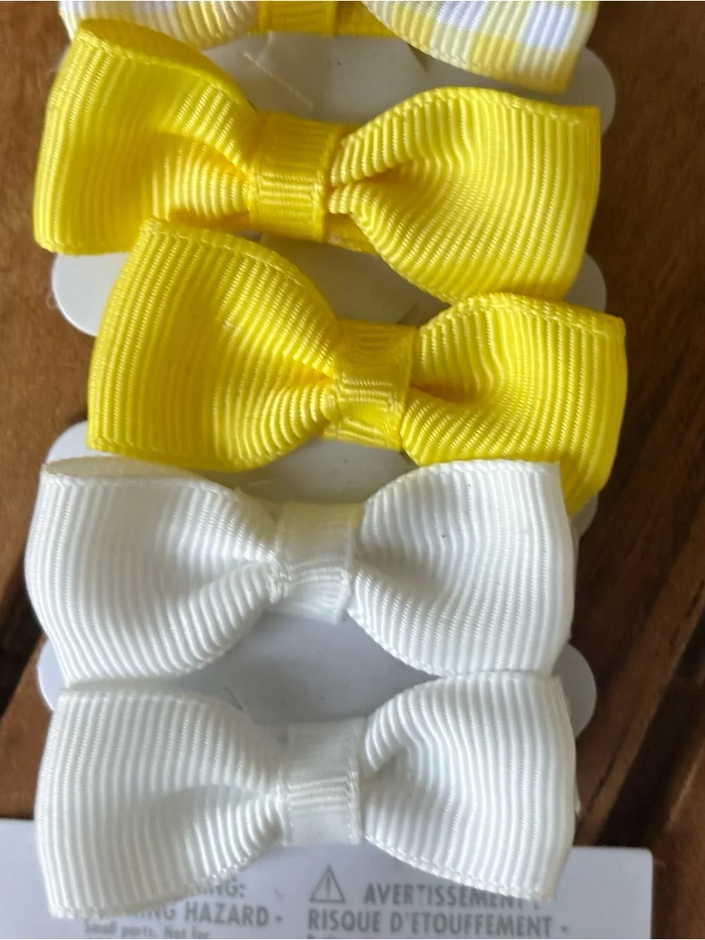 NWT Claire's Hair Bows & Clips Yellow Gingham Glitter Hearts Koala Bears Fox
